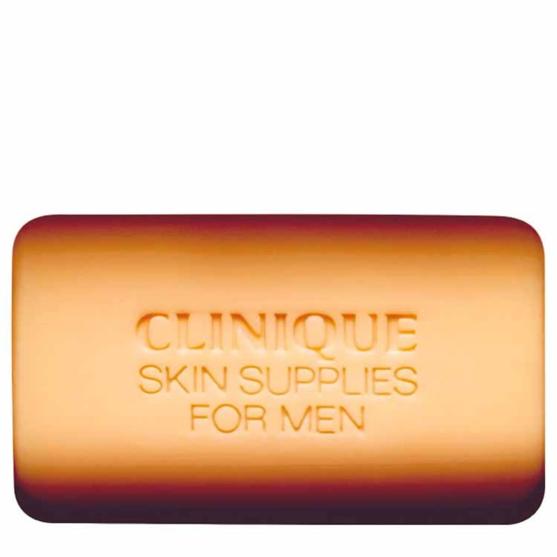 Clinique For Men Face Soap Extra Strength com Saboneteira - Sabonete em Barra Facial 150g