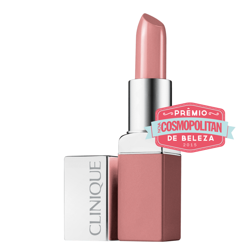 Clinique Pop Lip Colour + Primer Nude - Batom Cremoso 5g