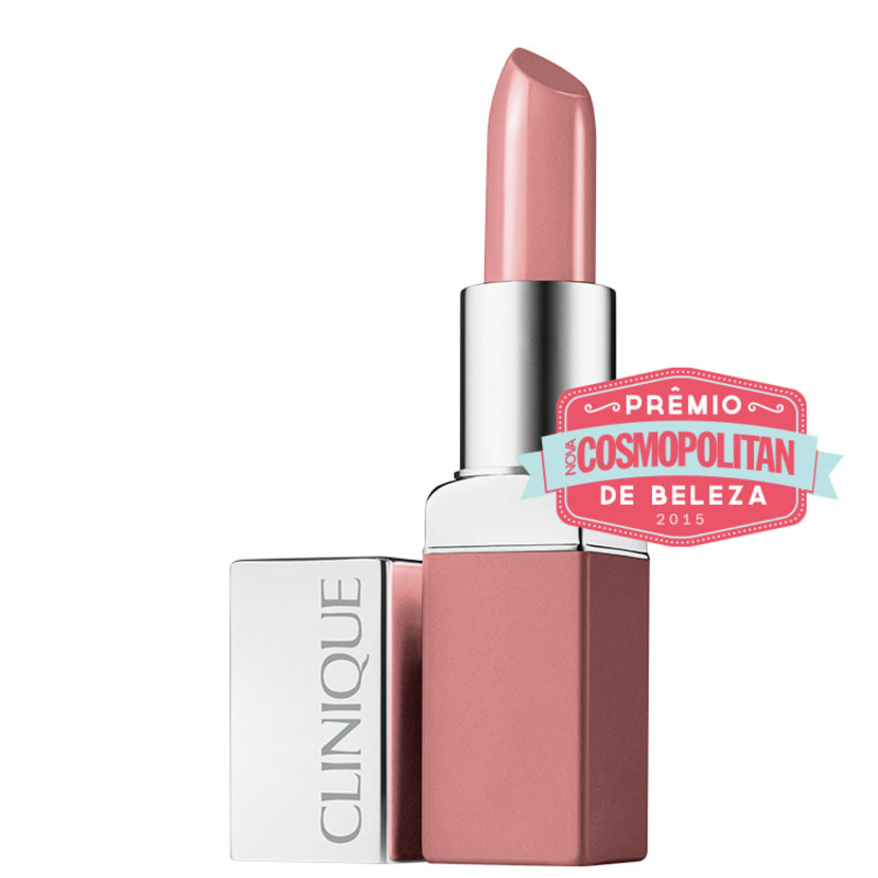 Clinique Pop Lip Colour + Primer Nude - Batom Cremoso 5g