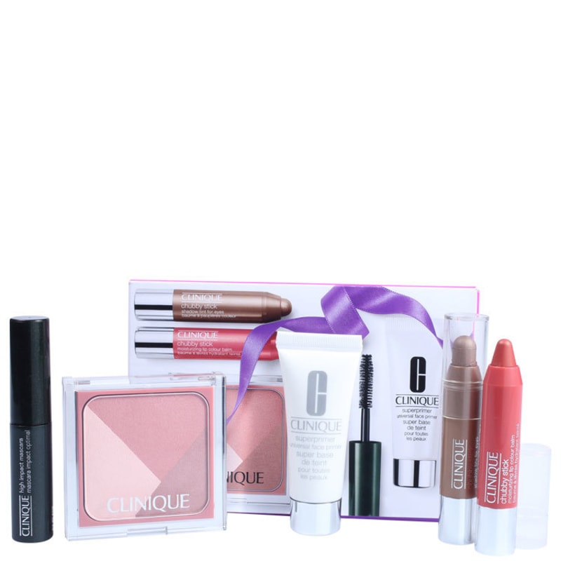 Kit Clinique Primed, Pink & Plush Gift (5 produtos)