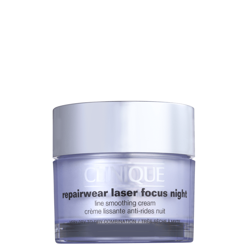 Clinique Repairwear Laser Focus Night Line Smoothing 1 e 2 - Creme Anti-Idade Noturno 50ml