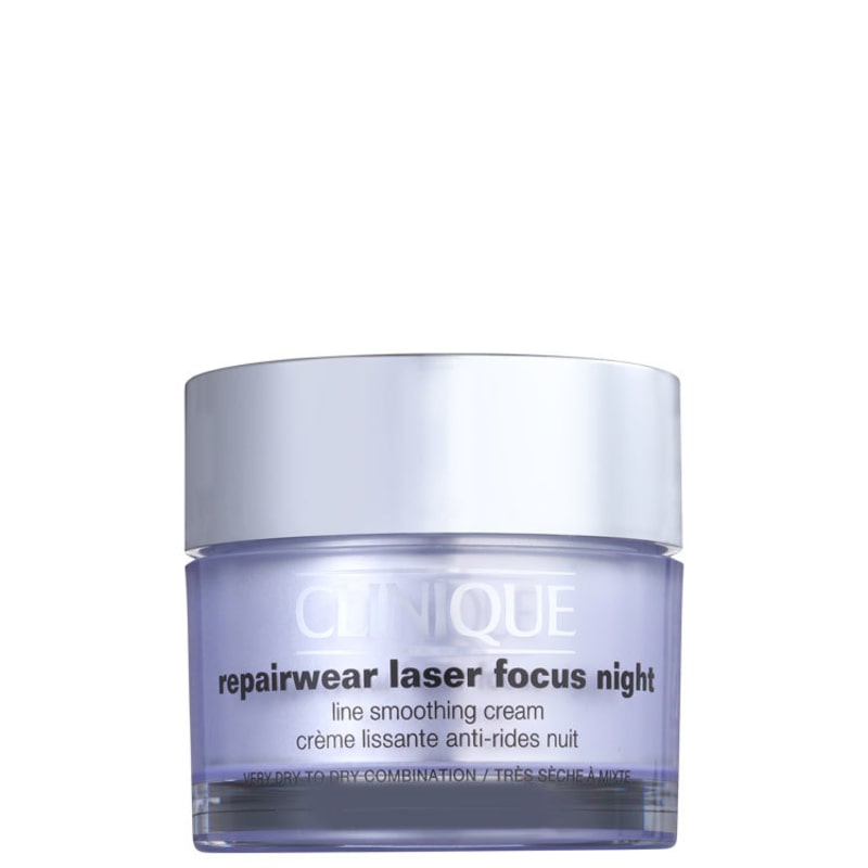 Clinique Repairwear Laser Focus Night Line Smoothing Cream 1 e 2 (pele seca) - Creme Noturno 50ml