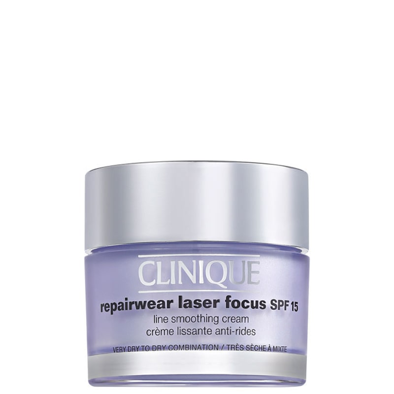 Clinique Repairwear Laser Focus SPF 15 Line Smoothing Cream 1 e 2 - Creme Anti-Idade (pele seca) 50 ml