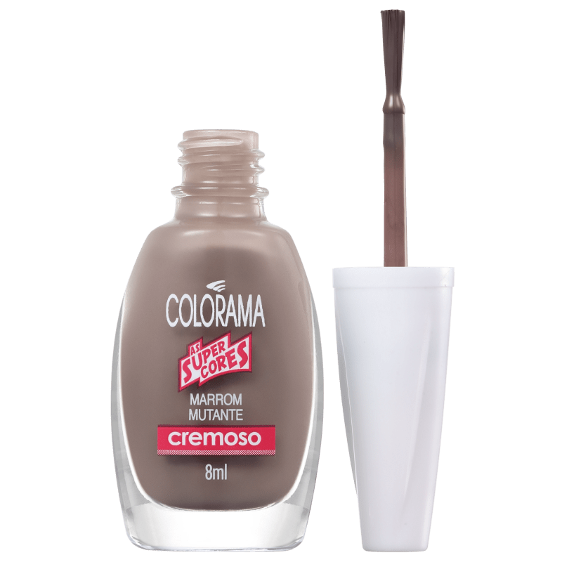 Colorama As Super Cores Marrom Mutante - Esmalte Cremoso 8ml