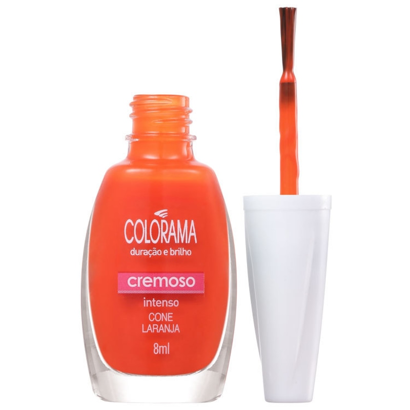 Colorama Forma em Cor Cone Laranja - Esmalte Cremoso 8ml