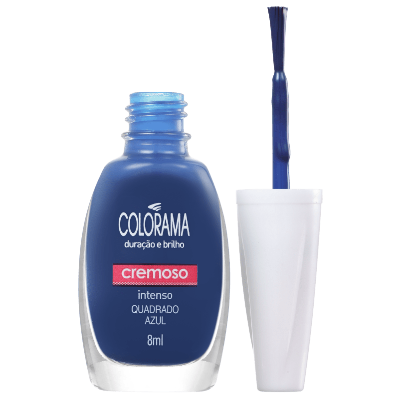 Colorama Forma em Cor Quadrado Azul - Esmalte Cremoso 8ml