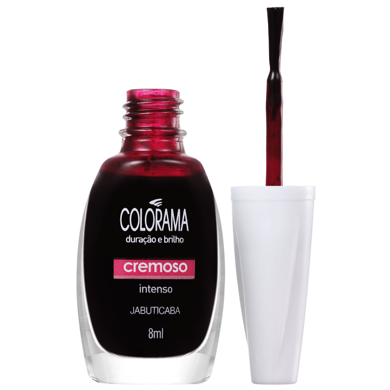 Colorama Verniz & Cor Jabuticaba - Esmalte Cremoso 8ml