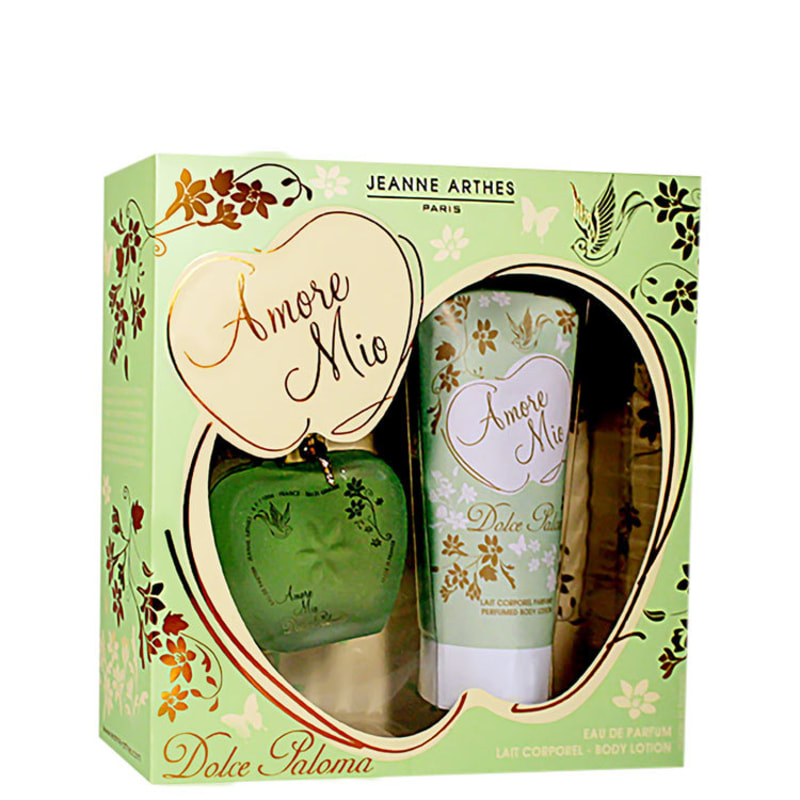 Conjunto Amore Mio Dolce Paloma Jeanne Arthes Feminino - Eau de Parfum 100ml + Loção Corporal 200ml