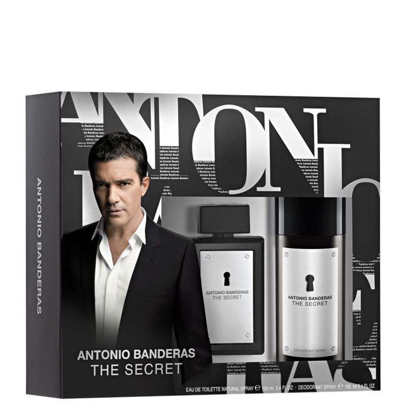 Conjunto The Secret Antonio Banderas Masculino - Eau de Toilette 100ml + Desodorante 150ml