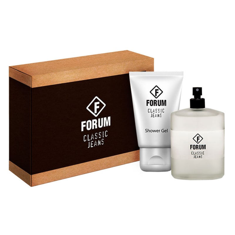 Conjunto Classic Jeans Forum Unissex - Eau de Toilette 100ml + Gel de Banho 90ml