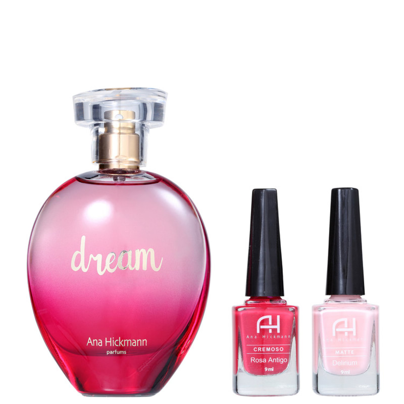 Conjunto Dream Ana Hickmann Feminino - Eau de Cologne 80ml + Esmalte 9ml 2un