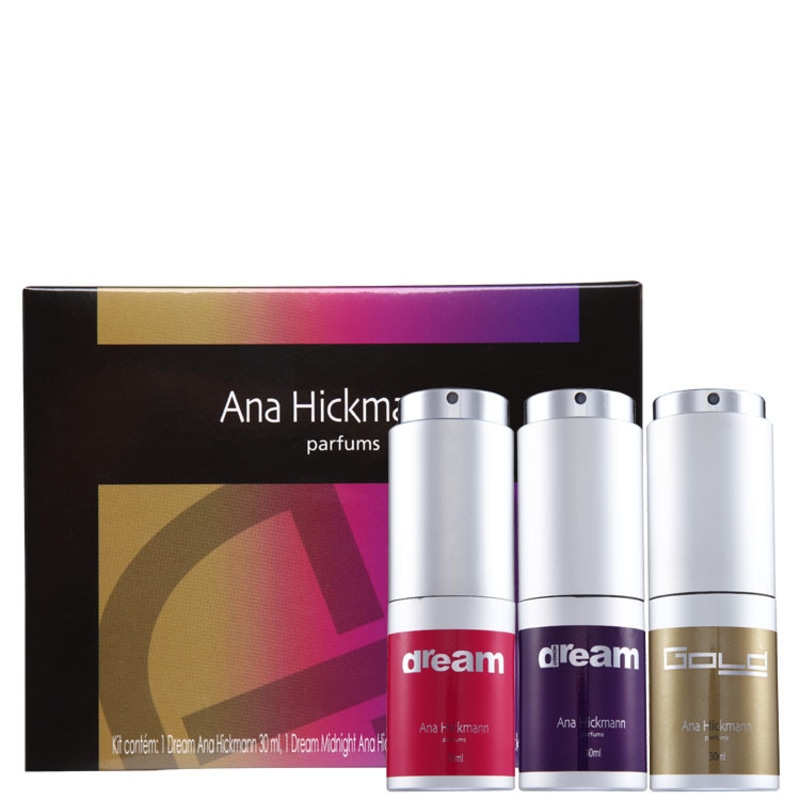 Conjunto Experience Ana Hickmann Feminino - Eau de Cologne 3x30ml