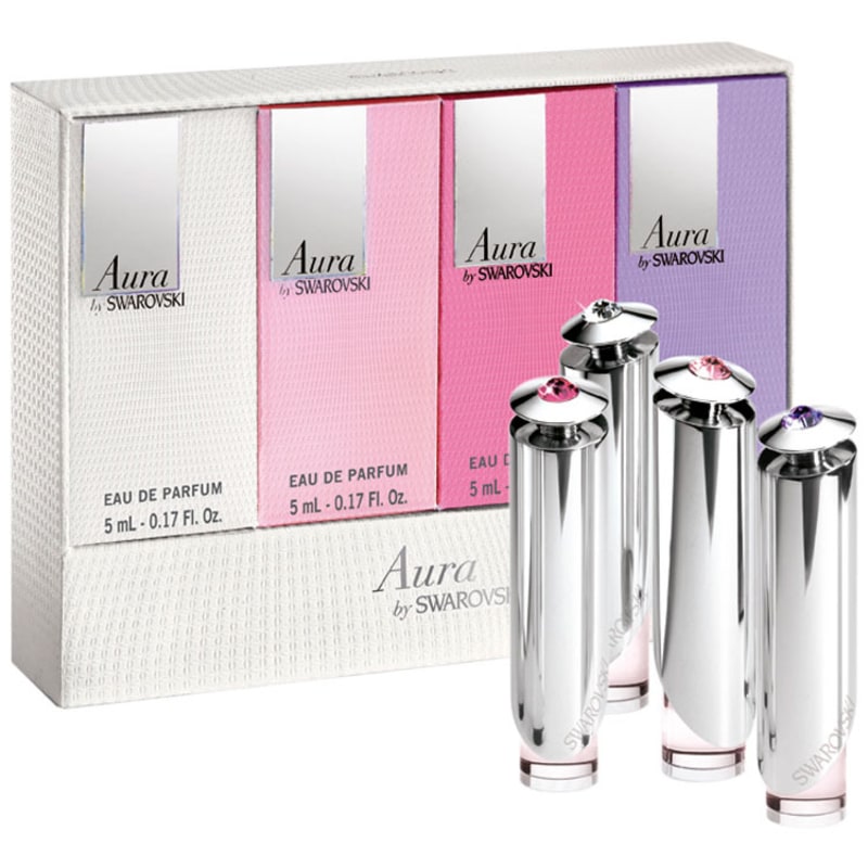 Conjunto Aura Swarovski Feminino - Eau de Parfum 4x5ml