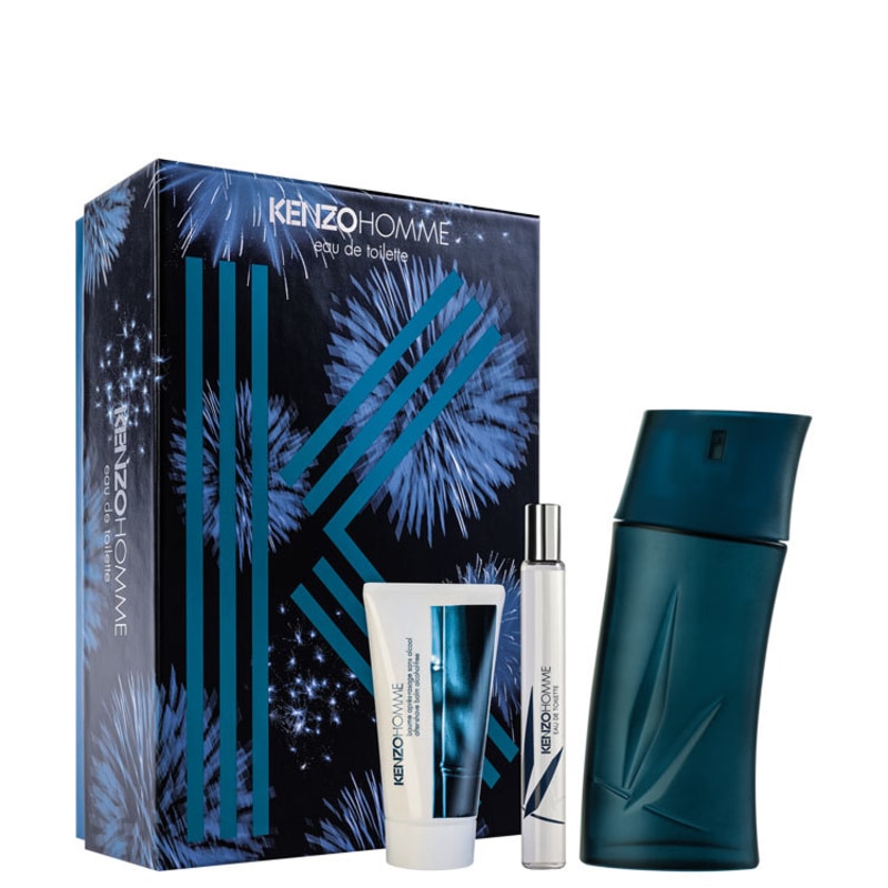 Conjunto Kenzo Pour Homme Masculino - Eau de Toilette 100ml + 15ml + After Shave 50ml