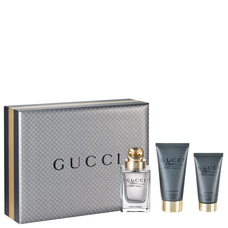 Conjunto Made to Measure Gucci Masculino - Eau de Toilette 90ml + Pós Barba 50ml + Shampoo 75ml