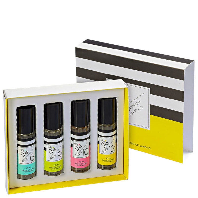 Conjunto Posto 6. 9. 10. 12 L'Eau de Riô Unissex - Eau de Cologne (4x15ml)