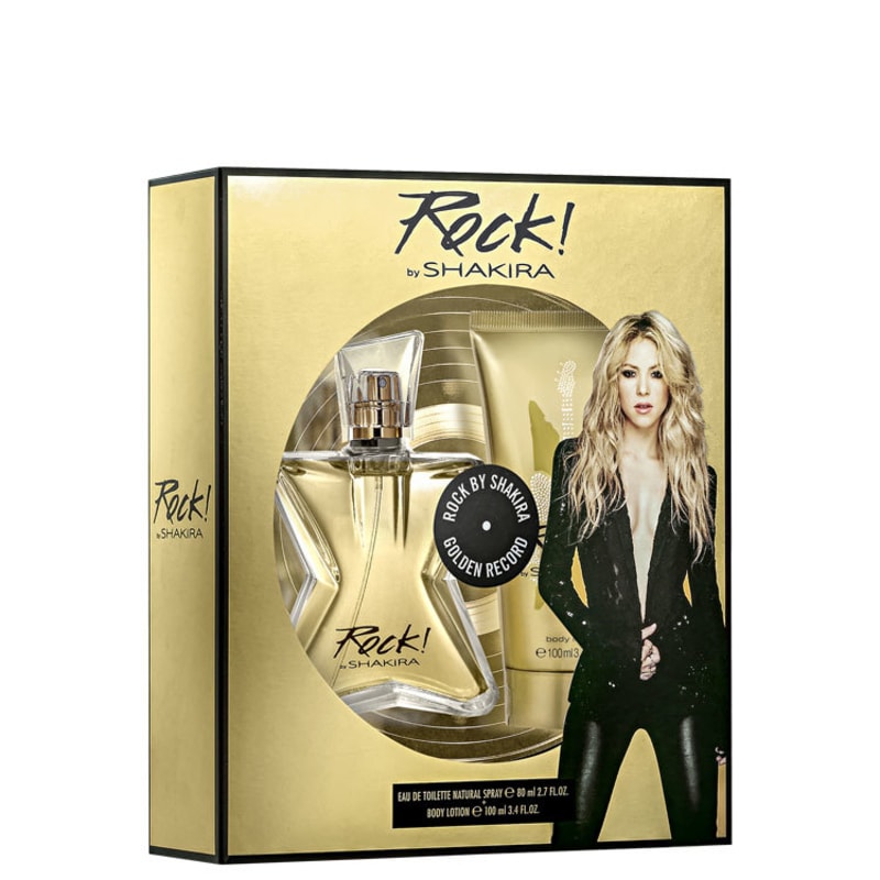 Conjunto Rock! by Shakira Feminino - Eau de Toilette 80ml + Loção Corporal 100ml