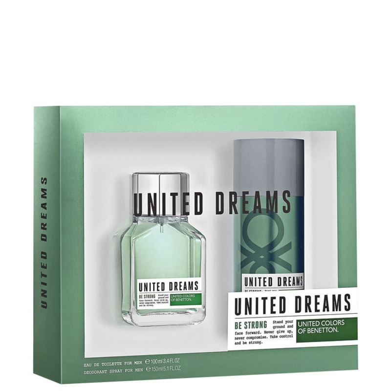 Conjunto United Dreams Be Strong For Men Benetton Masculino - Eau de Toilette 100ml + Desodorante 150ml