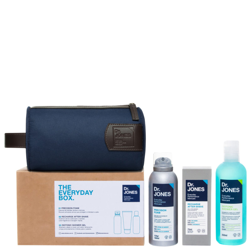 Kit Dr. Jones The Everyday Box (3 produtos + Nécessaire)