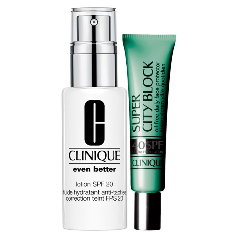 Clinique Even Better Skin Tone Correcting City Block - Antimanchas Kit (2 Produtos)
