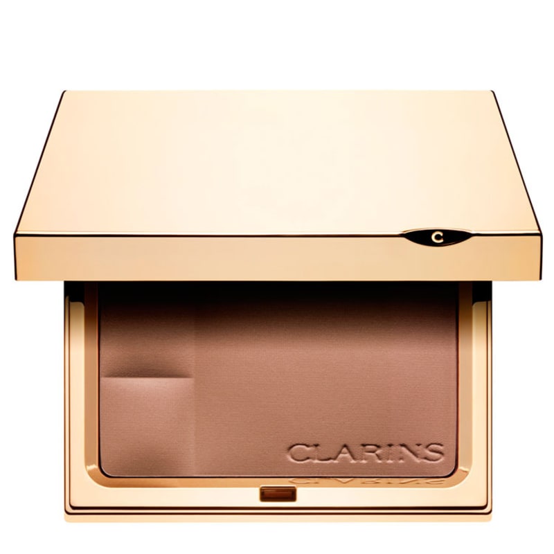 Clarins Ever Matte Shine Control Mineral Powder Compact 03 Transparent Warm - Pó Compacto Matte