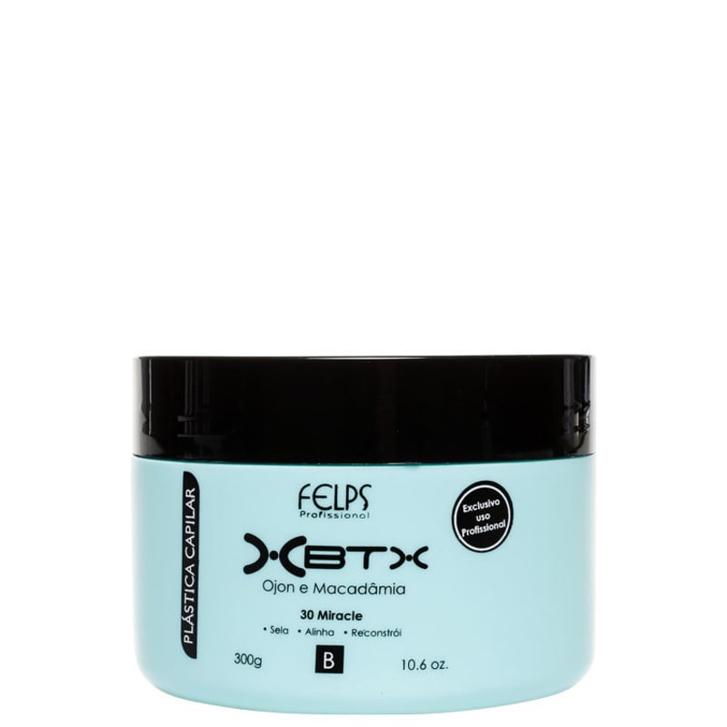 Felps Profissional Plástica Capilar Btóx 30 Miracle - Redutor de Volume 300g