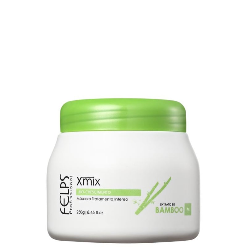 Felps Profissional XMix Bio-Crescimento Extrato de Bamboo - Máscara de Tratamento 250g