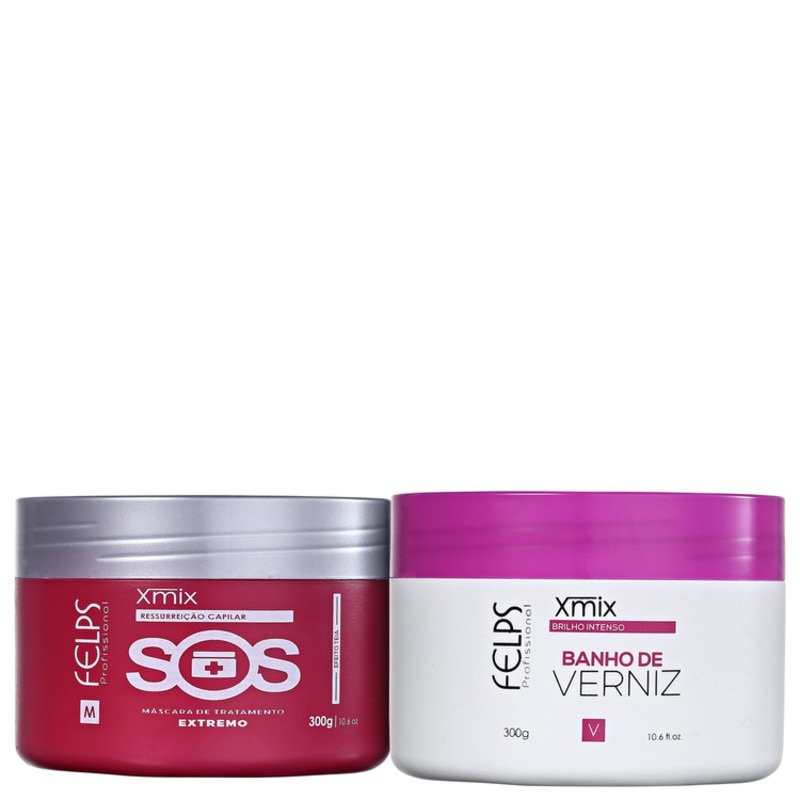 Felps Profissional Xmix Cronograma Capilar Ressurreição dos Fios Kit (2 Produtos)