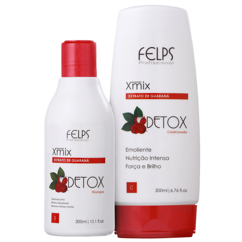 Felps Profissional Xmix Detox Extrato de Guaraná Duo Kit (2 Produtos)
