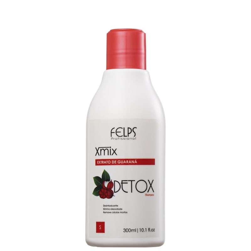 Felps Profissional Xmix Detox Extrato de Guaraná - Shampoo 300ml