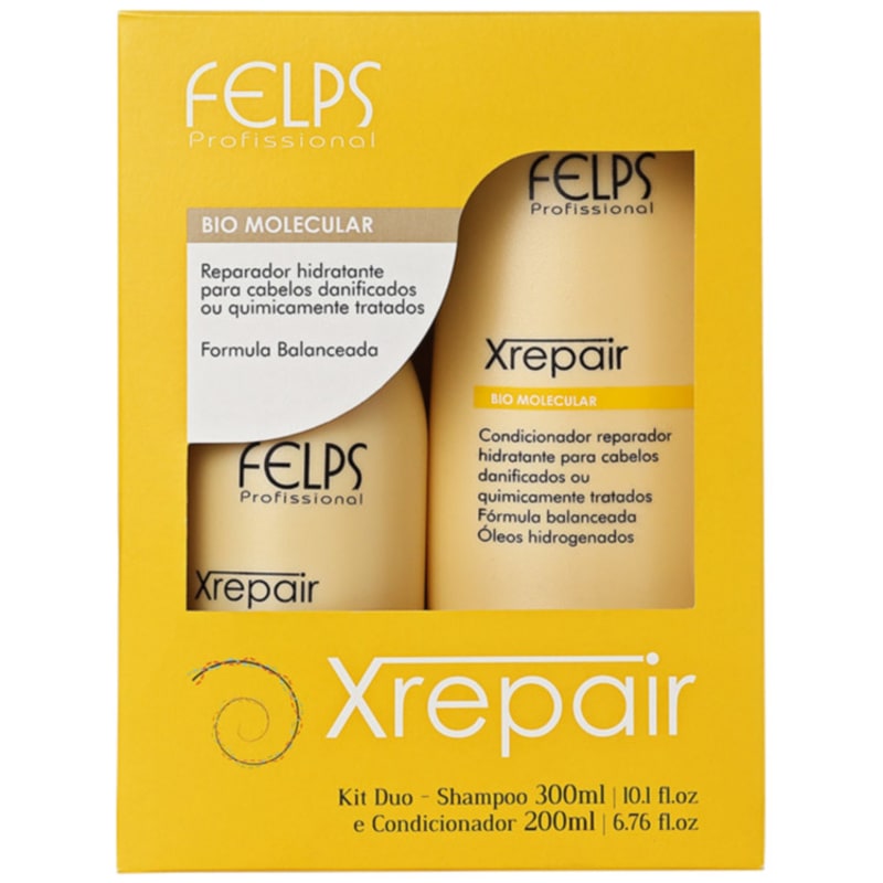 Felps Profissional Xrepair Bio Molecular Duo Kit (2 Produtos)