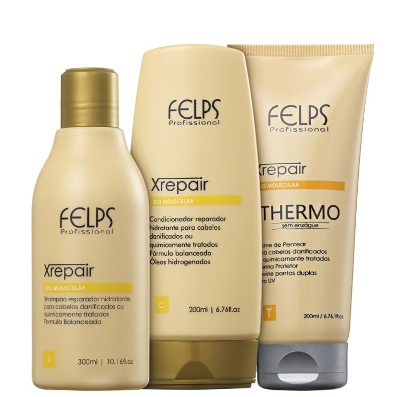 Felps Profissional XRepair Bio Molecular Thermo Trio Kit (3 Produtos)