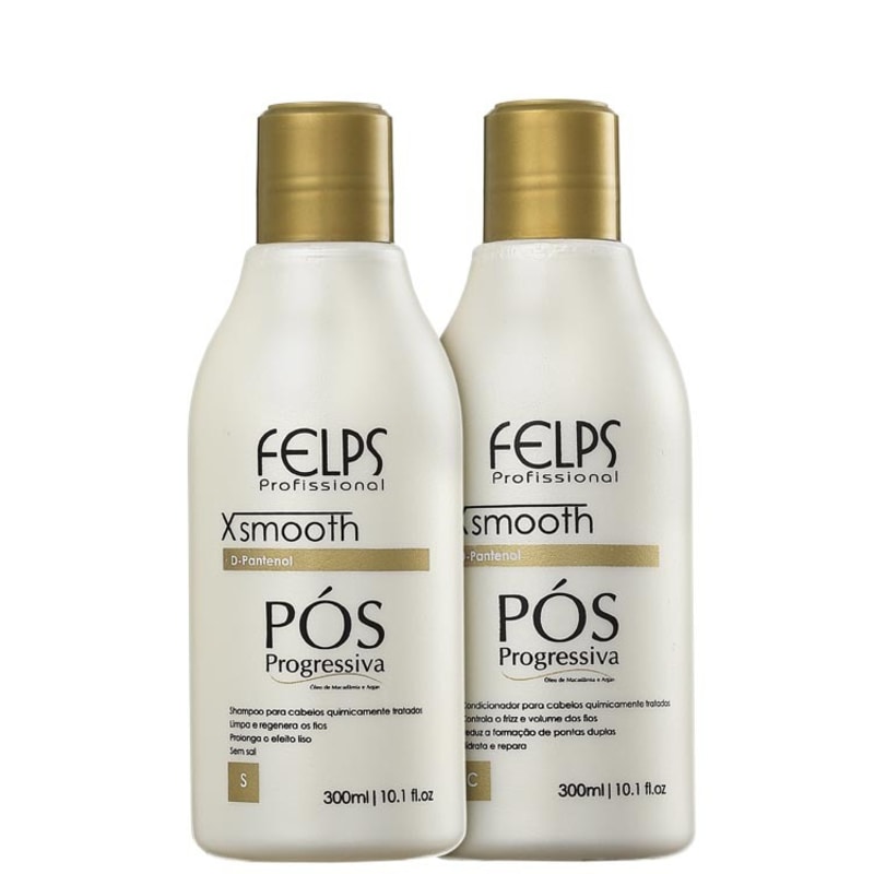 Felps Profissional XSmooth D-Pantenol Pós-Progressiva Duo Kit (2 Produtos)