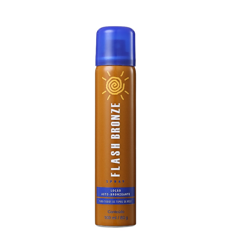 Flash Bronze Loção Auto-Bronzeante Spray - Spray Autobronzeador 100ml