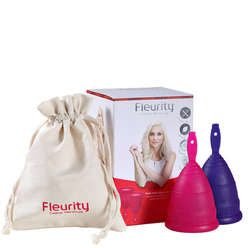 Fleurity Tipo 2 (-30 anos ou sem filhos) - Coletor Menstrual (2 unidades)