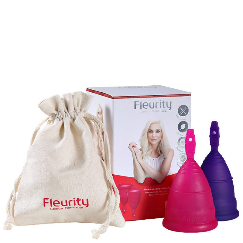 Fleurity Tipo 3 (dois tamanhos) - Coletor Menstrual (2 unidades)
