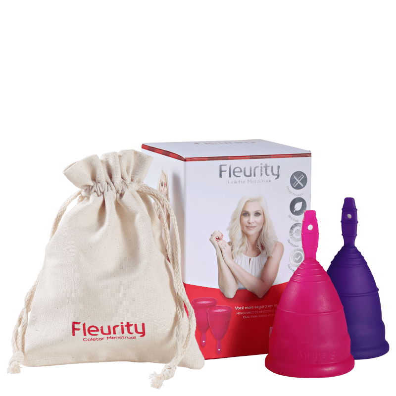 Fleurity Tipo 3 (dois tamanhos) - Coletor Menstrual (2 unidades)