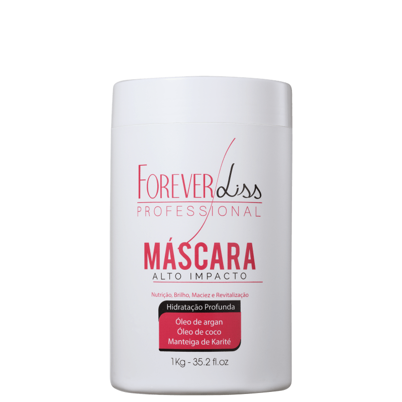 Forever Liss Professional Alto Impacto - Máscara de Hidratação 1000g