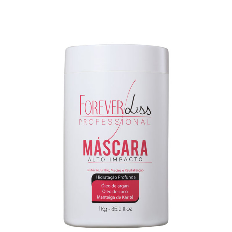 Forever Liss Professional Alto Impacto - Máscara de Hidratação 1000g