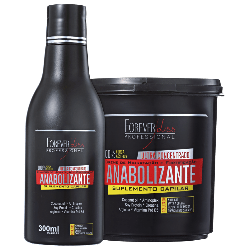 Forever Liss Professional Anabolizante Capilar Kit (2 Produtos)