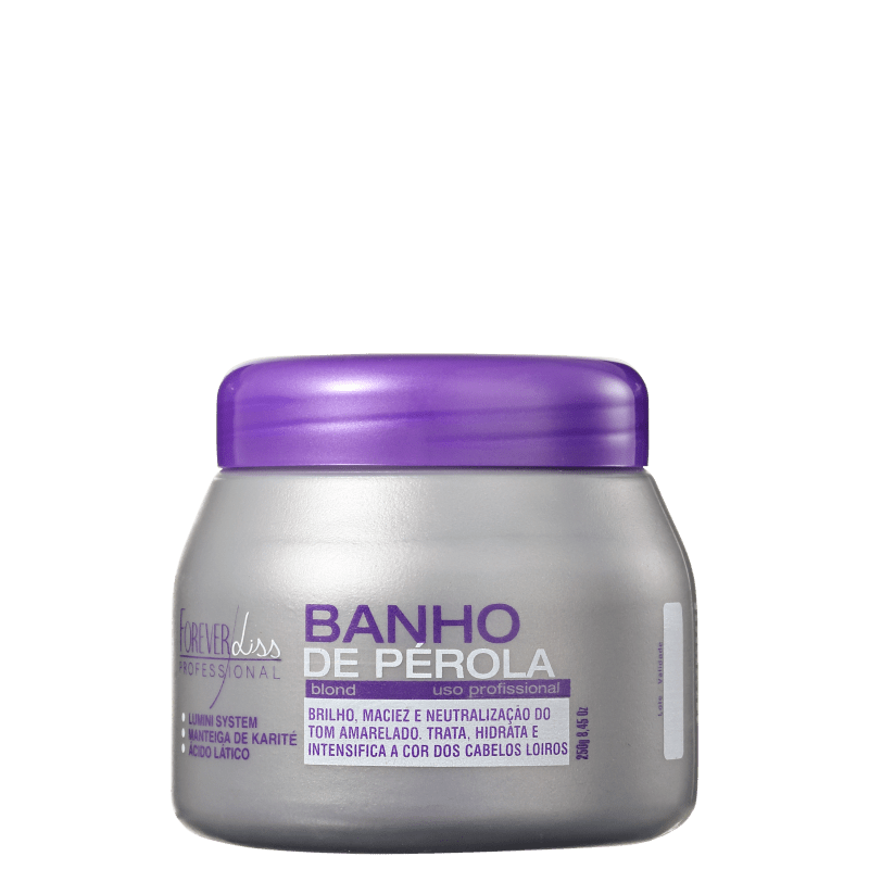 Forever Liss Professional Banho de Pérola - Máscara Hidratante 250g