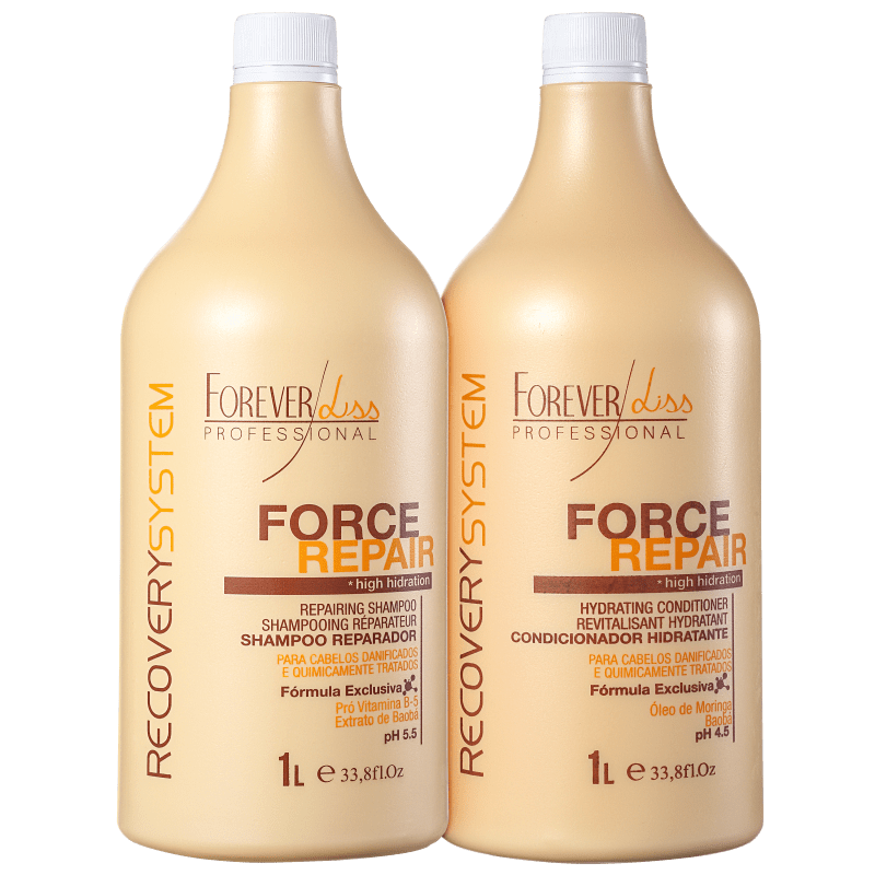 Forever Liss Professional Force Repair Salon Duo Kit (2 Produtos)