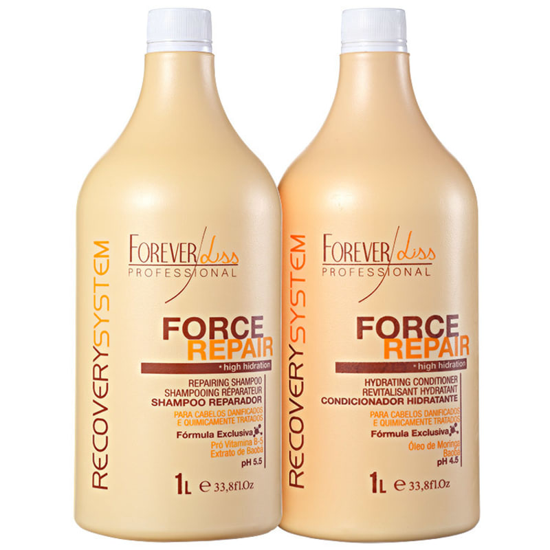 Forever Liss Professional Force Repair Salon Duo Kit (2 Produtos)
