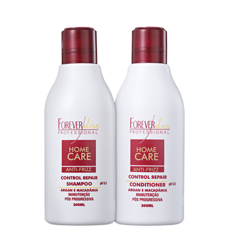 Forever Liss Professional Home Care Anti-Frizz Pós-Progressiva Kit (2 Produtos)