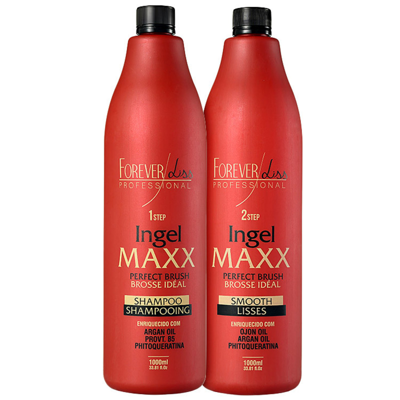 Forever Liss Professional Ingel Maxx Escova Progressiva Kit (2 Produtos)