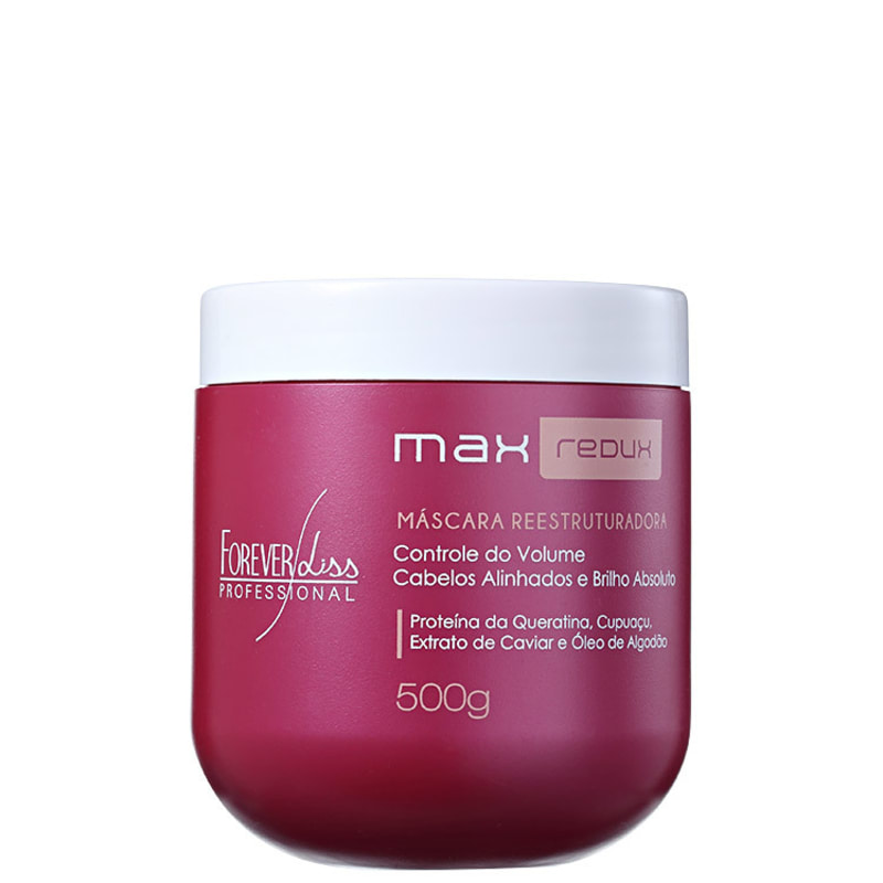 Forever Liss Professional Max Redux Máscara Reestruturadora - Tratamento 500g