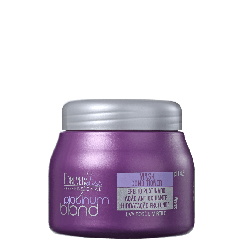 Forever Liss Professional Platinum Blond - Máscara Matizadora 250g