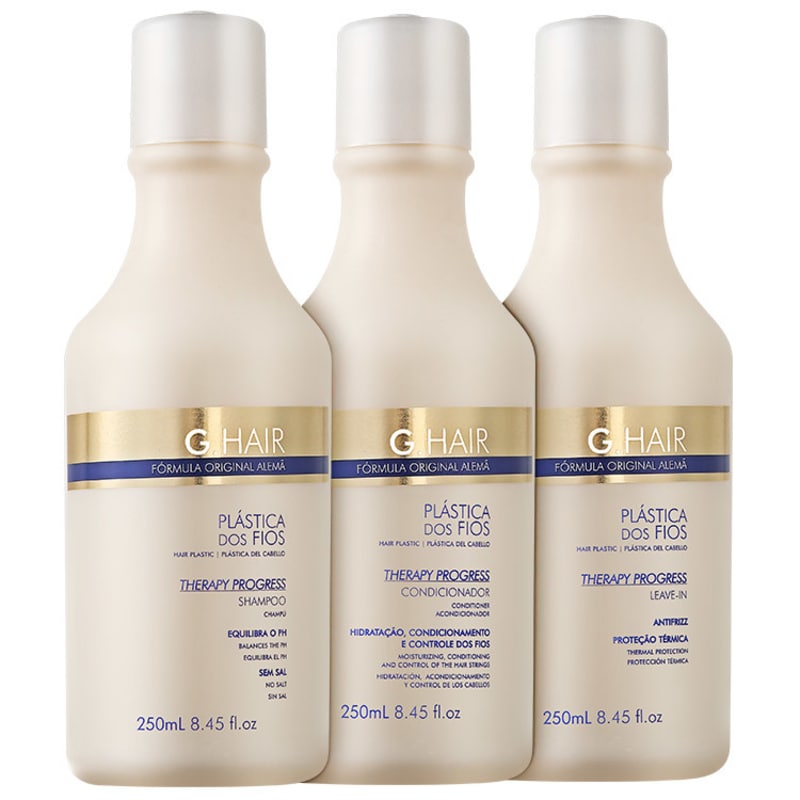 G. Hair Therapy Progress Antifrizz Kit (3 Produtos)