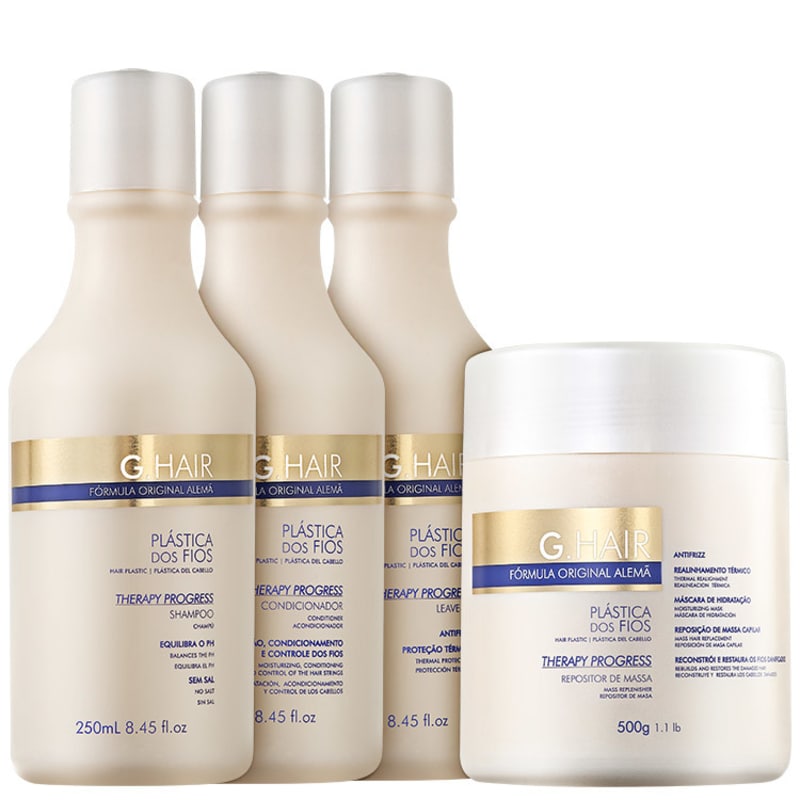 G. Hair Therapy Progress Antifrizz Repositor de Massa Kit (4 Produtos)