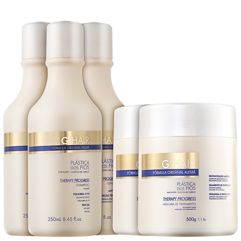 G. Hair Therapy Progress Antrifrizz Repositor de Massa Imediata Kit (5 Produtos)